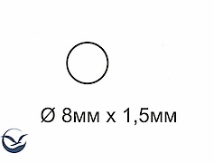 Труба алюмінієва кругла діаметр 8