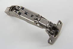 Завіса Hettich Sensys 8657i напівнакладна з дотягувачем, кут відкривання 165 градусів нікель (9099550)