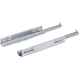 Напрямна Hettich Quadro 25 часткового висування L=300 мм, ДСП 16мм, права