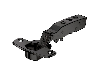 Петля Hettich Sensys 8645i накладная с доводчиком, угол открывания 110°, черный обсидиан