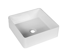 Умивальник для ванної кімнати Bulsan Minima квадратний 370x370x130