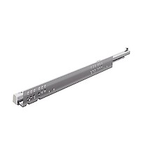 Направляющая Hettich Quadro V6 полного выдвижения с системой Push to open L=400 мм, ДСП 16мм, правая (9105122)