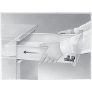 Направляющая Hettich Quadro V6 полного выдвижения с системой Push to open L=400 мм, ДСП 16мм, правая (9105122)