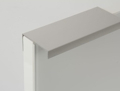 Меблева ручка профільна алюмінієва анодована В9 5,95 м алюміній (ціна 1пог.м)