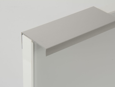 Мебельная ручка-профиль алюминиевая В9 L=5950мм алюминий натуральный