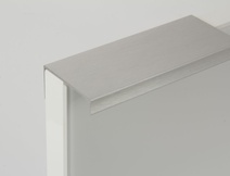 Мебельная ручка-профиль алюминиевая В9 L=5950мм алюминий Brush