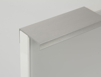 Мебельная ручка-профиль алюминиевая В9 L=5950мм алюминий Brush