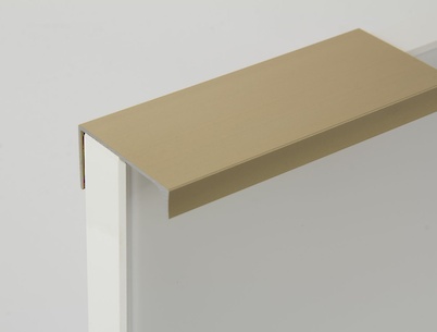 Мебельная ручка-профиль алюминиевая В9 L=5950мм золото