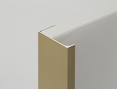 Профіль алюмінієвий В9 золото довжина 5950мм
