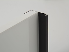 Профиль алюминиевая В9 черный BRUSH длина 5950мм