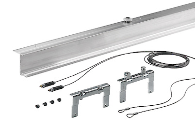 Комплект профілів для розсувної системи Top Line L Hettich на 4 двері 4000мм з синхронізатором (9185715)