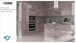 MDF-панель Rehau 19мм Crystal Decor Conglomerato chiaro 1966L HG