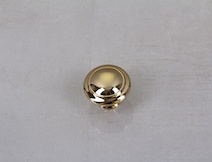 Мебельная ручка-кнопка Giusti РГ 549 WPO2025/30.00GP золото глянцевое