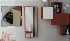 Подвес врезной с крюком Italiana Ferramenta для зеркал и стеновых панелей