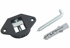 Подвес врезной Italiana Ferramenta для стеновых панелей с крюком