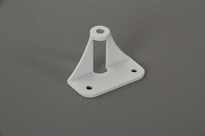 Адаптер АК-15 Falso Stile для кріплення меблевої ручки на складні фасади з алюмінієвих фасадних профілів, білий