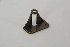 Адаптер АК-16 Falso Stile для кріплення меблевої ручки на складні фасади з алюмінієвих фасадних профілів, старе золото