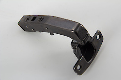 Завіса меблева Hettich штольна Sensys 8639і W90 з вбудованим демпфером з кутом відкривання 95º в кольорі чорний обсидіан