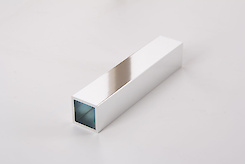 Труба квадратна алюмінієва 20х20 хром