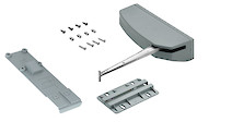 Механизм Pull to move Silent, вес створки до 25 кг Hettich WingLine L, открывание влево (9238123)