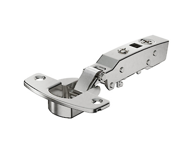 Петля Hettich Sensys 8631і накладная с доводчиком для фасадов 15-32 мм, угол открывания 95 градусов никель (9091400)