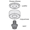Подшипники СМТ с конической обоймой из конструкционного полимера D=19 d=4.76 T=6.8