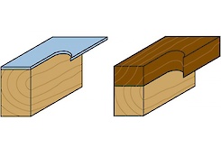 Фреза СМТ четвертная обгонная 
