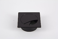 Заглушка под провода Poliplast квадратная 74x74 черный