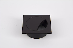 Заглушка под провода Poliplast квадратная 74x74 черный