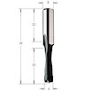 Свердло СМТ глухе для присадочних фрезерів і Mafell® D=6 L=58