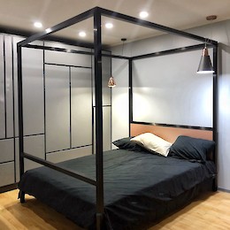 Алюминиевый каркас из квадратной трубы 45х45