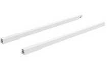 Продольный релинг к ящикам Hettich InnoTech Atira L=300 белый левый