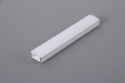 Профіль під LED накладний білий