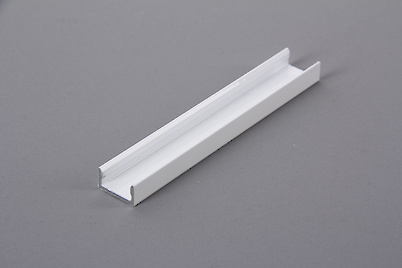 Алюминиевый профиль под LED ленту накладной L=5950 мм белый