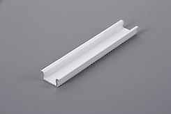 Алюминиевый профиль врезной для светодиодной ленты LED, белый