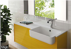 Умивальник для ванної кімнати Bulsan Magic 1205x455x147 правий