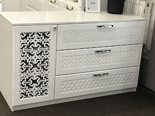 Лазерная порезка МДФ в интерьере : Фотоальбом ПКФ Выбор