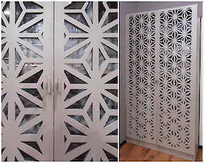 Лазерная порезка МДФ в интерьере : Фотоальбом ПКФ Выбор