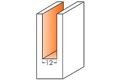 Фреза СМТ пазовая длинная HM D=12 I=50.8 L=108 S=12