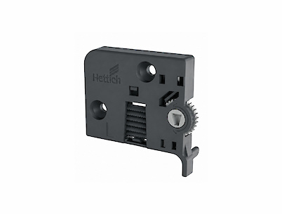 Фіксатор для шухляди 4D з регулюванням шухляди ДСП Hettich Quadro задній лівий 9183187