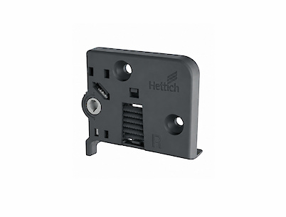 Фіксатор для шухляди 4D з регулюванням шухляди ДСП Hettich Quadro задній правий 9183190