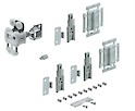 Комплект фурнитуры для складной двери без пружины Hettich Wing Line L вес 12 кг, открывание вправо (9237900)