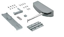 Механизм Push to move, вес створки до 12 кг Hettich WingLine L, открывание влево (9238051)