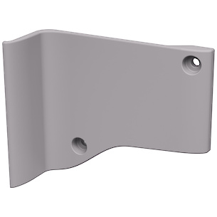 Заглушка до підвісу Italiana Ferramenta Libra H7 сіра права