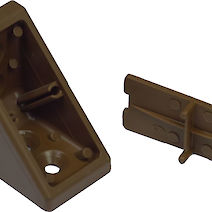 Уголок 35x35 коричневый