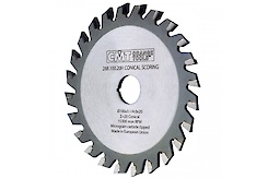 Пильний диск СМТ конічний підрізний однокорпусний D=120 F=22 Z=24