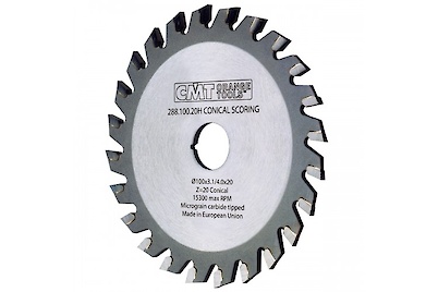 Пильний диск СМТ конічний підрізний однокорпусний D=120 F=22 Z=24