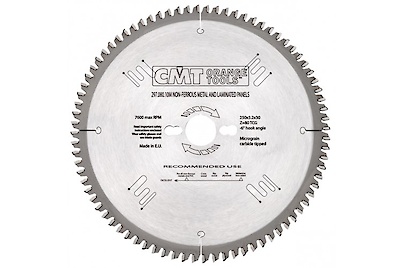 Пильний диск СМТ по алюмінію і кольорових металах HW D=190 F=30 Z=64 K=2.8/2.2