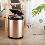 JAH Відро відро сенсорне кругле рожеве золото