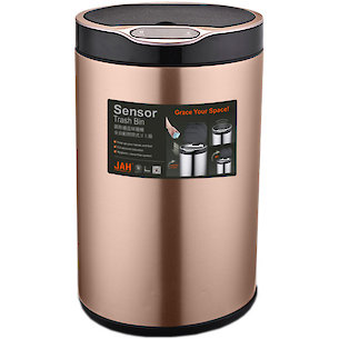 Ведро мусорное сенсорное JAH 9214 круглое на 25 л без внутреннего ведра
